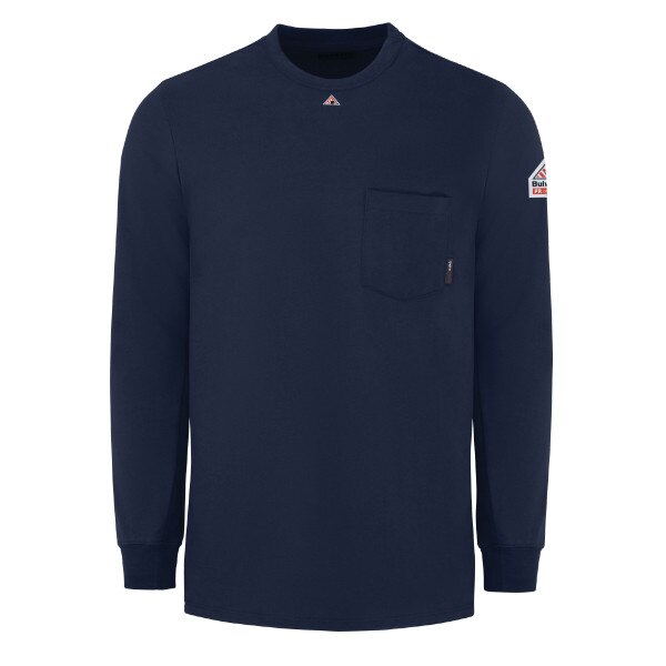 Bulwark Long Sleeve FR Shirt in Navy